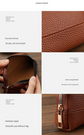 3 Pcs Brown Elegant Faux Leather Coin Purse - Mini Zipper Pouch & Compact Card Holder Wallet