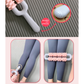 Blue and Grey Dual Row Spiky Muscle Roller Stick - Deep Tissue Massager for Back and Leg Recovery
