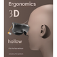 Grey 2-in-1 Blackout Sleep Mask with Integrated Noise Reducing Earplugs for Undisturbed Rest