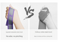 Pink and Blue 9-Loop Yoga Stretch Strap - Numbered Band for Flexibility and Physical Therapy