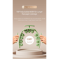 Green Removable Adjustable Wrap-Around Muscle Roller - 11-Wheel Deep Tissue Massager for Legs, Arms & Body