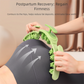 Pink and White Removable Adjustable Wrap-Around Muscle Roller - 11-Wheel Deep Tissue Massager for Legs, Arms & Body
