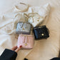 Black Chic Quilted Mini Box Crossbody Bag - Luxury Style Chain Purse for Women