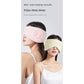 Grey Reversible All-Season Sleep Mask - Cooling & Warming with Sound Muffling Ear Covers Function