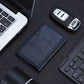 Dark Blue 3-in-1 Magnetic Wallet for MagSafe - Slim PU Leather Card Holder with Kickstand