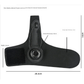 Black Adjustable Thumb Brace with Dial System - Wrist & Thumb Stabilizer for Pain Relief