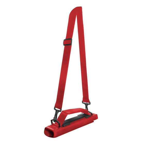 Red Compact Golf Club Carrier - Lightweight Sunday Practice Bag for Driving Range