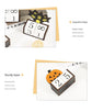 Orange Pumpkin Shape Festive Halloween Countdown Blocks - Reusable Wooden Perpetual Calendar for Desk Decor
