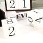 Orange Pumpkin Shape Festive Halloween Countdown Blocks - Reusable Wooden Perpetual Calendar for Desk Decor