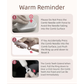 Pink Innovative Self-Cleaning Cushion Hairbrush - Retractable Bristle Detangling & Scalp Massager