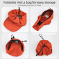 Black Foldable Packable Visor Cap for Women, Quick Dry Outdoor Running Sport Sun Protection Hat
