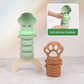 Green Portable Collapsible Pet Water Bottle for Dogs Outdoor Travel Drinking Dispenser Silicone Pet Water Cup