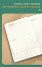Orange 2026 A5 English Daily Planner Notebook 365-Day Schedule Book for Monthly & Annual Planning