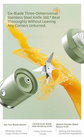 Black Portable Automatic Rechargeable Blender Wireless Juicer Mini Ice Crusher for Smoothies & Shakes