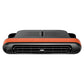 Black and Orange Car Seat Back Headrest Fan USB Powered Dual Turbine Bladeless Cooling Fan with 3 Speeds