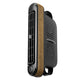 Black and Wood grain pattern Car Seat Back Headrest Fan USB Powered Dual Turbine Bladeless Cooling Fan with 3 Speeds