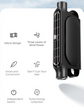 White Car Seat Back Headrest Fan USB Powered Turbine Cooling Fan with 3 Adjustable Speeds