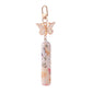 Light Yellow 3 Pcs Portable 5ml Perfume Atomiser Keychain - Refillable Floral Spray Bottle with Butterfly Charm for Travel & Handbag