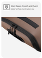 Black Premium Car Under-Seat Shoe Organiser Box - PVC Leather Storage Case with Anti-Slip Velcro Fixation - Space Saving Vehicle Interior Solution