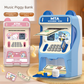 Blue Kids Electronic ATM Piggy Bank - Password Safe Box with Auto Scroll & Music - Educational Saving Toy