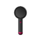 Black 2-in-1 Handheld Fan with LED Makeup Mirror - Portable USB Rechargeable Beauty Light Fan with Desktop Base - 3 Speed Quiet Airflow for Travel & Summer