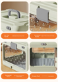 Green Premium Foldable Pet Carrier Crate - Breathable Aviation Travel Box for Cats & Small Dogs up to 10kg - Portable Car & Flight Transport Case