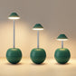 Green Creative Tumbler LED Night Light - Rechargeable RGB Desk Lamp with Remote Control - Height Adjustable, Brightness Adjustable, Bedside Ambient Light