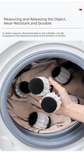 Magic Laundry Balls Set of 4 - Anti-Pilling Fuzzy Lint Remover for Washing Machine