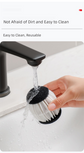 Magic Laundry Balls Set of 4 - Anti-Pilling Fuzzy Lint Remover for Washing Machine