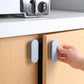 Black 10-Pack No-Drill Window Handle Cabinet Pulls - Adhesive Mounting for Easy Installation