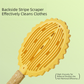 Green and Yellow Pet Durian Massage Comb 2-Pack - Cat Deshedding Brush with Dual-Sided TPR Design for Soft Skin and Fur Cleaning