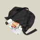 Grey Large Capacity Nylon Tote Bag - Water Resistant Casual Shoulder Bag for Daily Use and Outdoor Activities