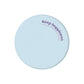 2 Pcs Blue Quick-Dry Natural Diatom Mud Coaster - Absorbent Bathroom Sink Mat for Kitchen and Washroom Use