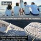 Snow Camouflage EVA Boat Deck Mat - Non-Slip, Waterproof Flooring for Yacht, Boat, and Outdoor Use(1200x300x5mm)