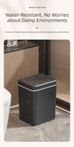 White Smart Sensor Trash Can – 20L Capacity, Touch-Free Operation with Odor-Blocking & Waterproof Design