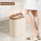 Grey Smart Sensor Trash Can – 15L Capacity, Compact Design for Home Use with Automatic Induction Opening(Three sensor modes)