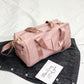 Pink Large Capacity Travel Duffel Bag – Wet & Dry Separation, Shoe Compartment, and Luggage Sleeve for Gym, Yoga, and Short Trips