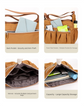 Brown Multi-Pocket Lightweight Nylon Crossbody Bag – Stylish, Functional, and Spacious Shoulder Bag for Women