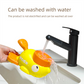 Yellow Interactive Duck-Shaped Automatic Pet Feeder – Smart Treat Dispenser for Cats & Dogs with 3 Adjustable Port Sizes