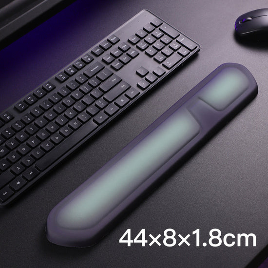 Purple and Green Comfortable Memory Foam Wrist Rest Set – Ergonomic Mouse Pad & Keyboard Hand Support for Office and Home Use