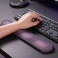 Purple and Green Comfortable Memory Foam Wrist Rest Set – Ergonomic Mouse Pad & Keyboard Hand Support for Office and Home Use