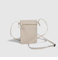 Dark Beige Minimalist Lightweight Nylon Crossbody Phone Bag - Compact & Stylish for Women