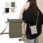 Dark Beige Minimalist Lightweight Nylon Crossbody Phone Bag - Compact & Stylish for Women
