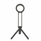 Black Magnetic Phone Stand with Foldable Tripod & Carabiner Hook – Multi-Functional, Portable Smartphone Holder for Outdoor Use