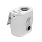 White High-Speed Mini Clip Fan with 360° Rotation – Portable, Rechargeable & Multi-Functional Cooling Solution