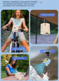 Pink High-Speed Mini Clip Fan with 360° Rotation – Portable, Rechargeable & Multi-Functional Cooling Solution