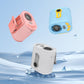 Blue High-Speed Mini Clip Fan with 360° Rotation – Portable, Rechargeable & Multi-Functional Cooling Solution