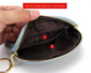 Claret Stylish Mini Zipper Wallet for Women – Compact PU Coin Purse with Key Ring & Card Storage (3-Pack)