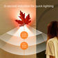 2 Pcs Maple Leaf Smart LED Night Light – Battery-Powered Motion Sensor with Remote Control & Color Changing