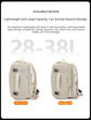 Black Stylish & Spacious Backpack – Lightweight, Expandable Travel & Daily Use Rucksack (31×20×43cm)